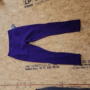 Deep Purple fleece leggings